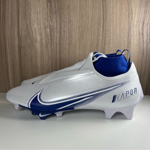 Nike Vapor Edge Pro 360 Football Cleat White Blue CV6345-107 Men’s Size 13 - Picture 4 of 10